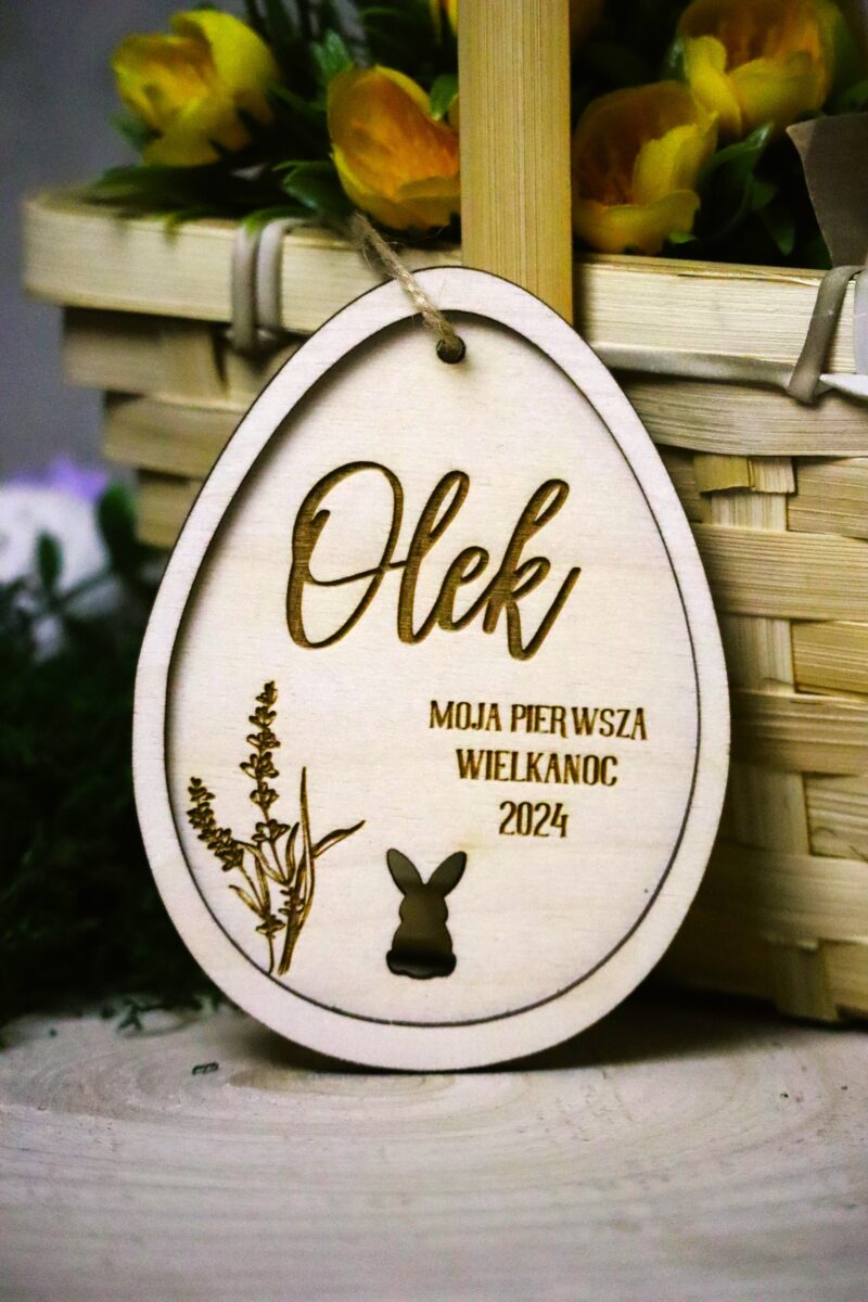 Zawieszka pisanka "Moja Pierwsza Wielkanoc"