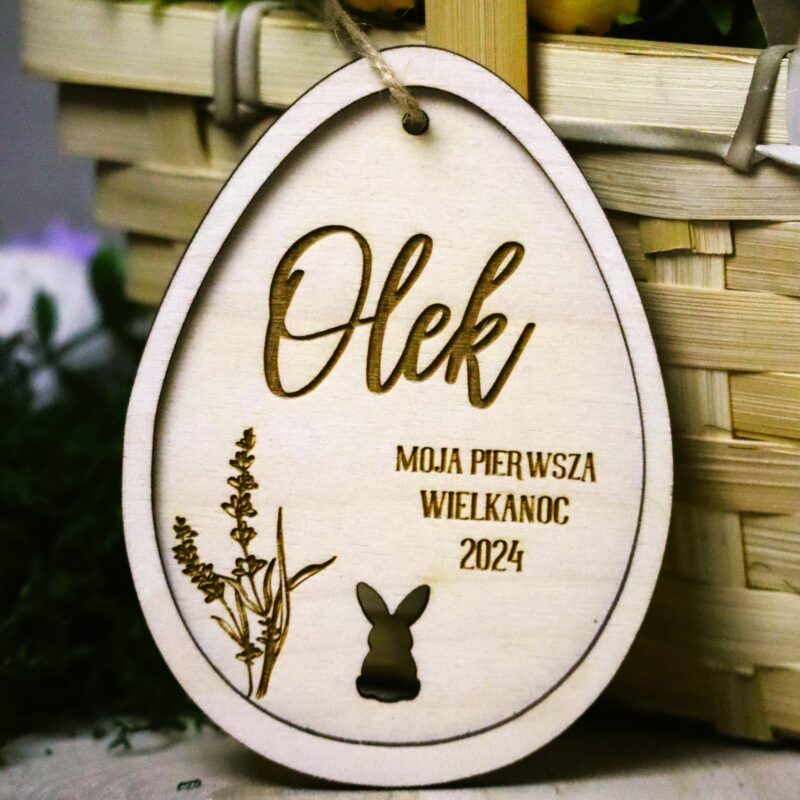 Zawieszka pisanka "Moja Pierwsza Wielkanoc"