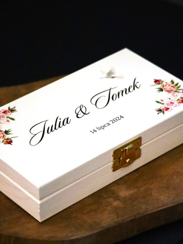 Pudełko ślubne na banknoty