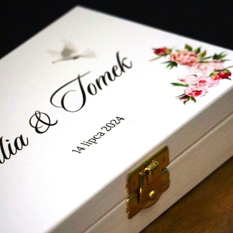 Pudełko ślubne na banknoty