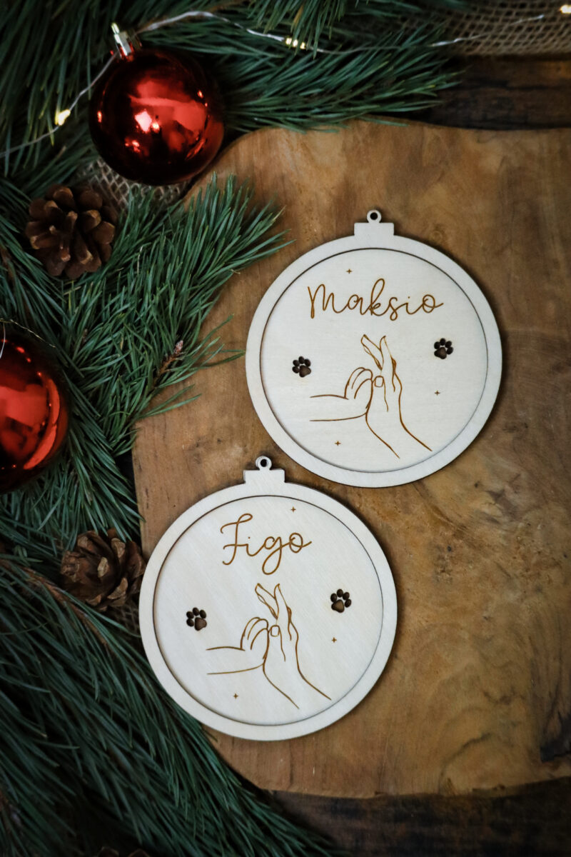 Bombka z imieniem pupila