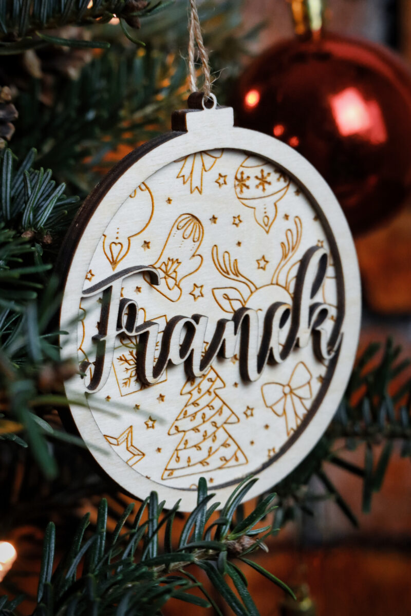 Bombka grawerowana z imieniem