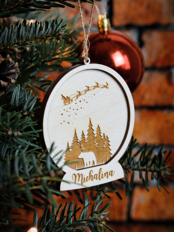 Bombka kula śnieżna z imieniem