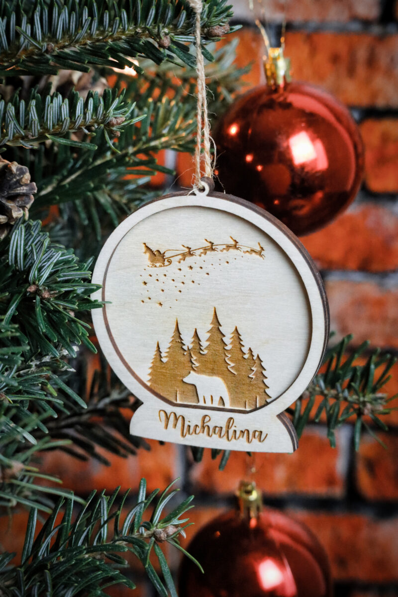 Bombka kula śnieżna z imieniem