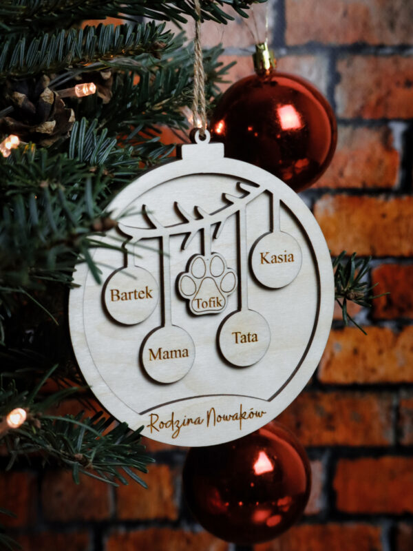 Duża bombka rodzinna