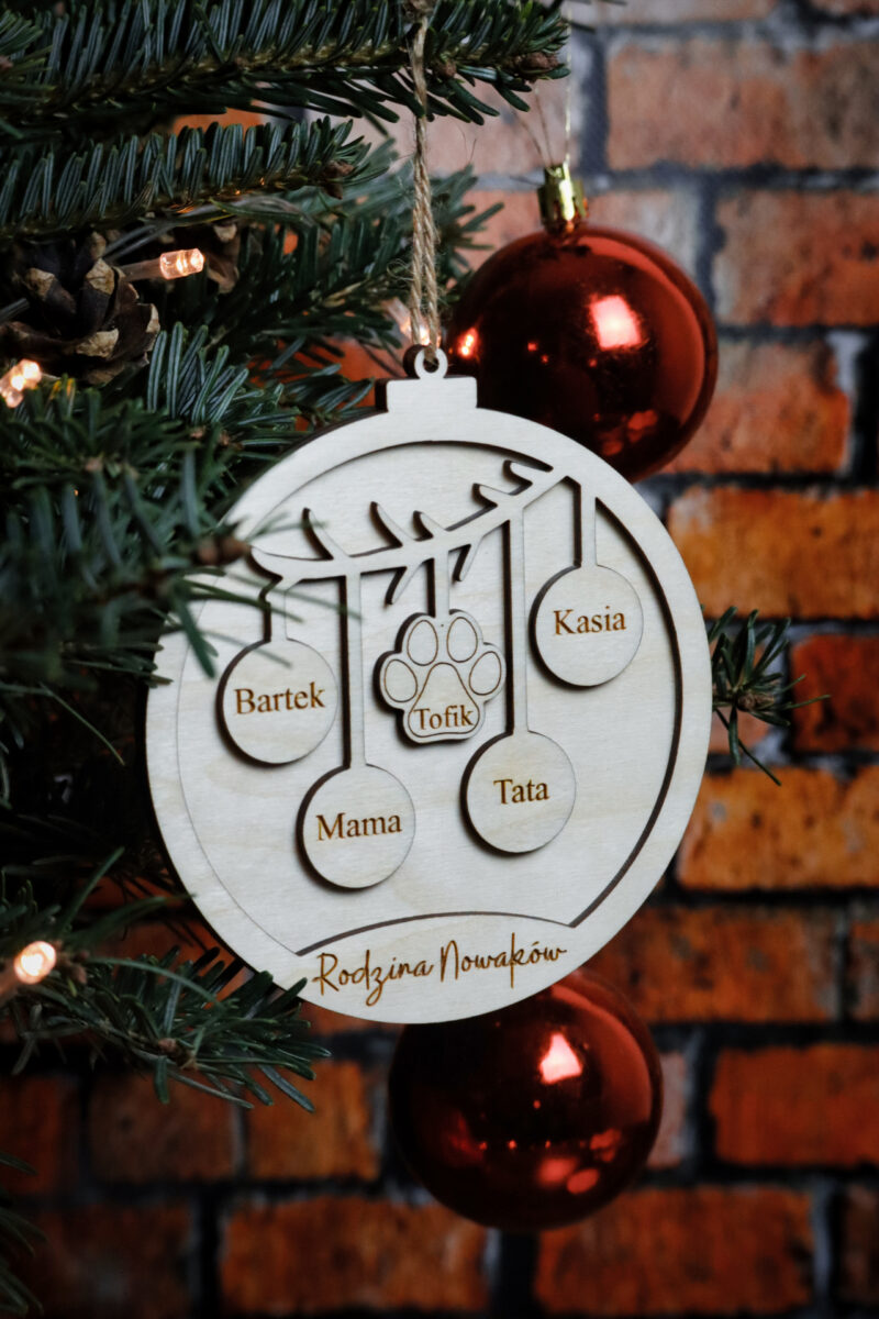 Duża bombka rodzinna