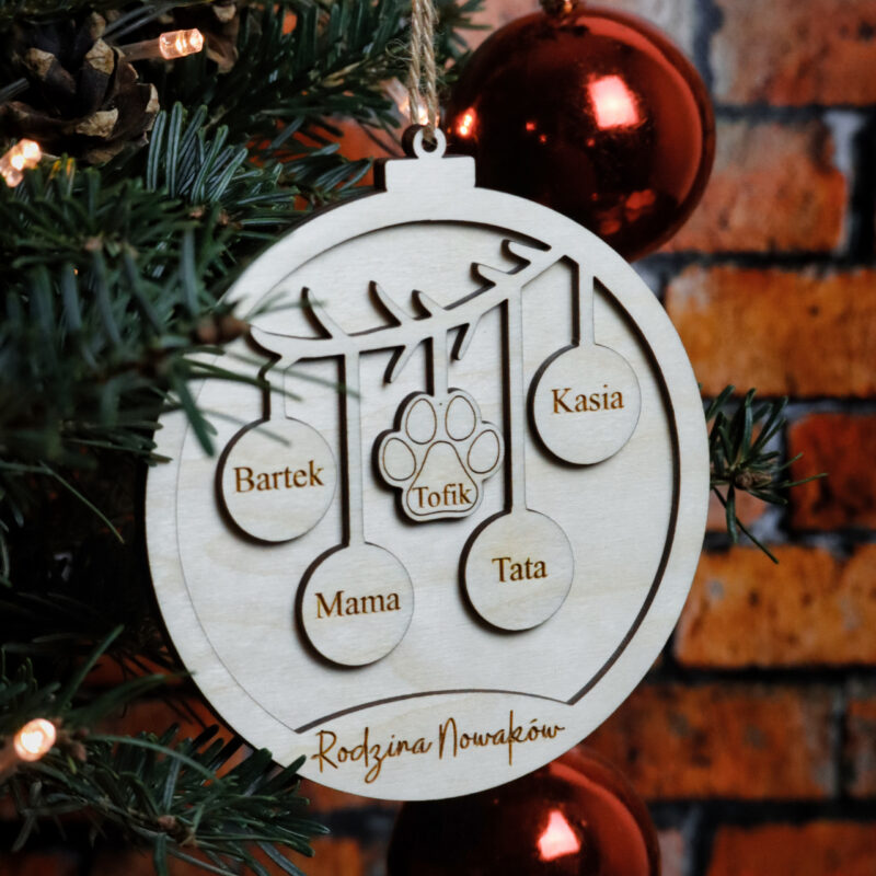 Duża bombka rodzinna