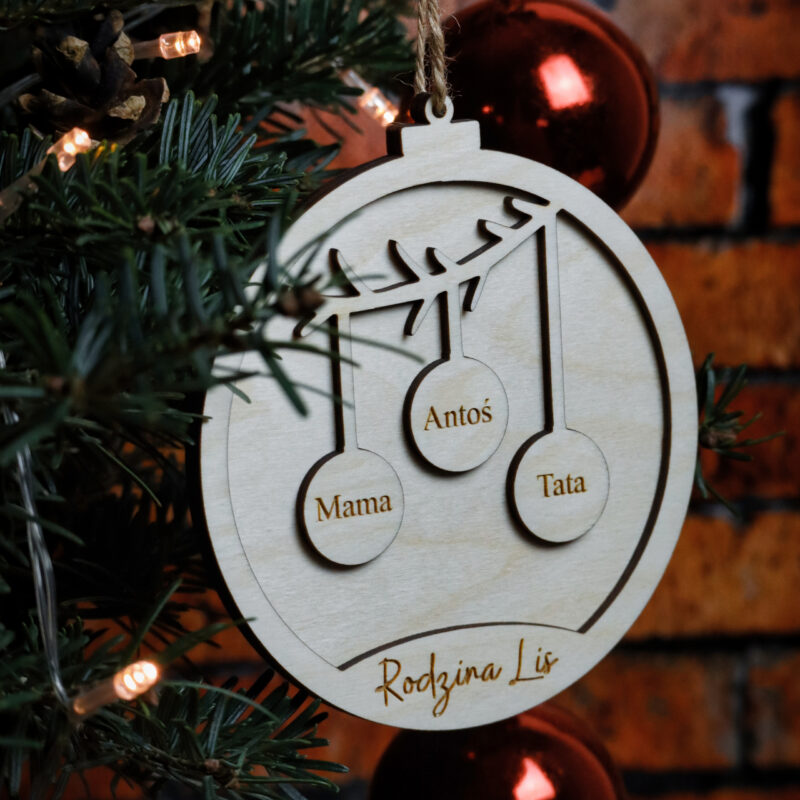 Duża bombka rodzinna