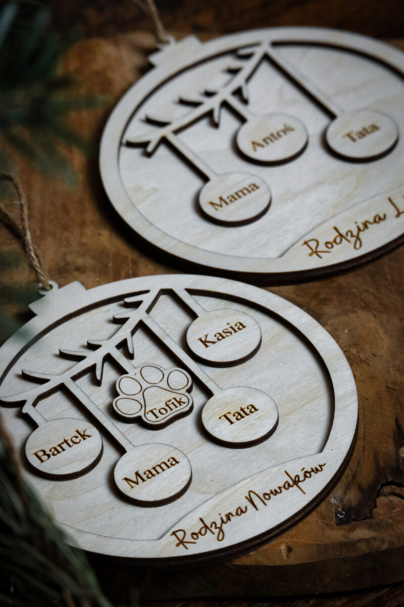 Duża bombka rodzinna