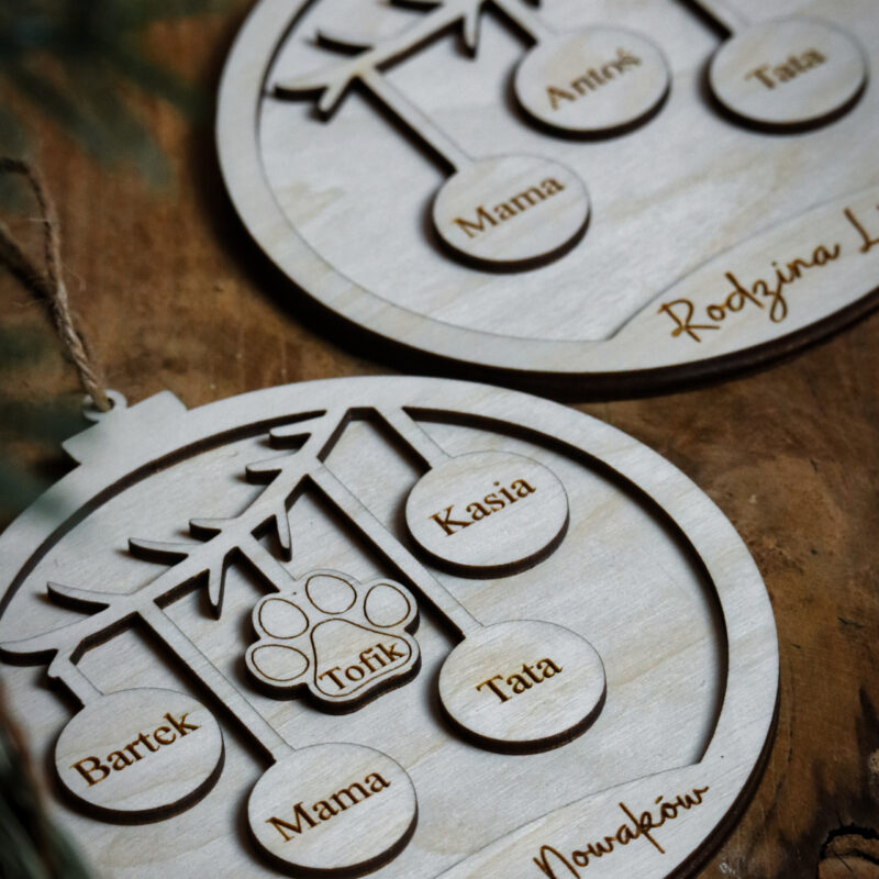 Duża bombka rodzinna