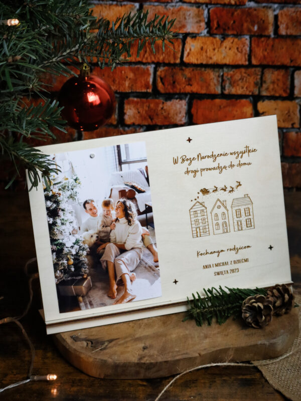 Ramka świąteczna z życzeniami