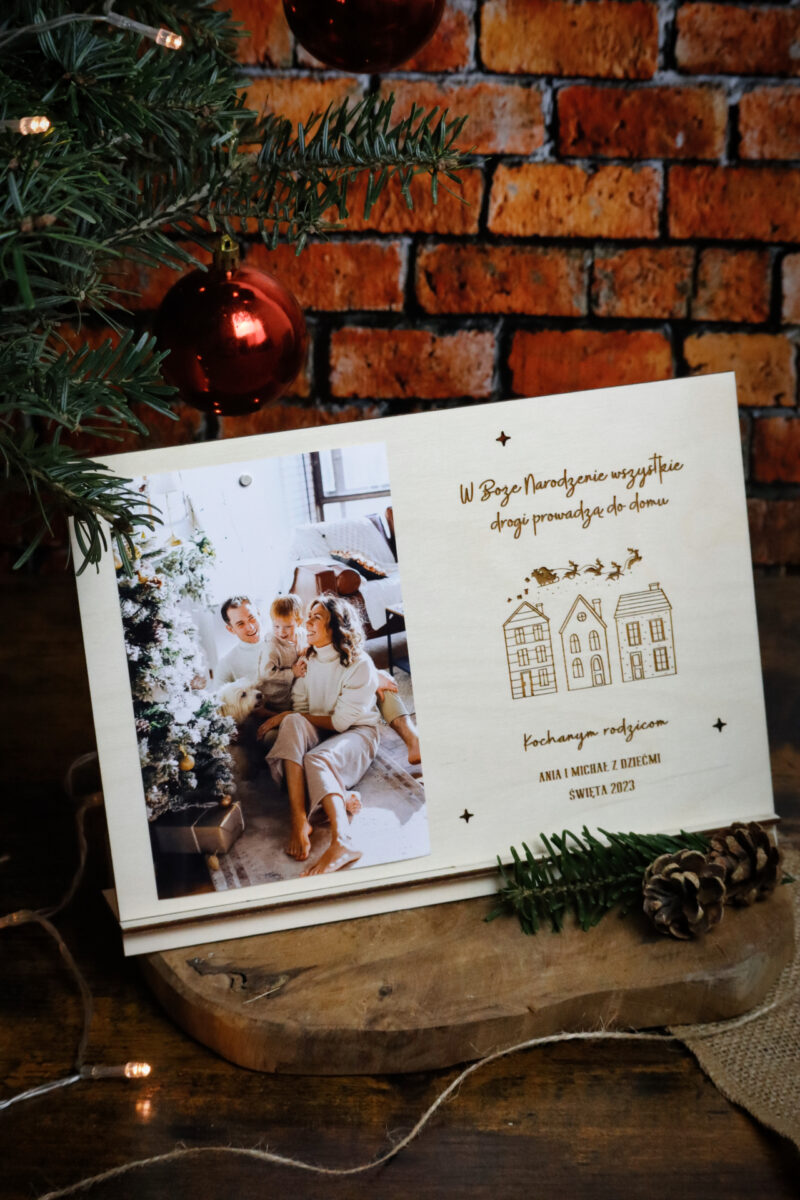 Ramka świąteczna z życzeniami