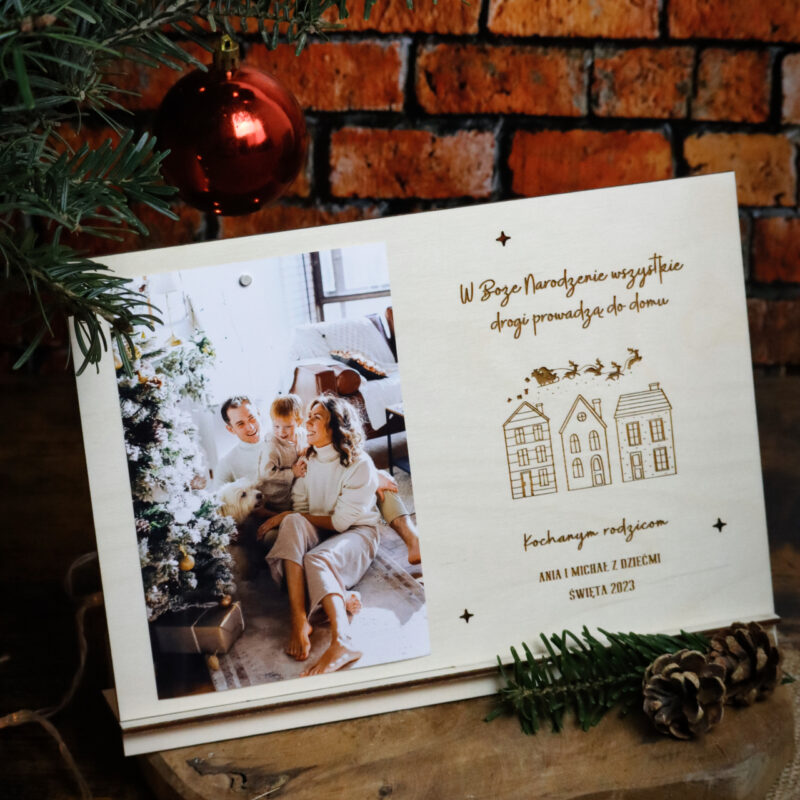 Ramka świąteczna z życzeniami