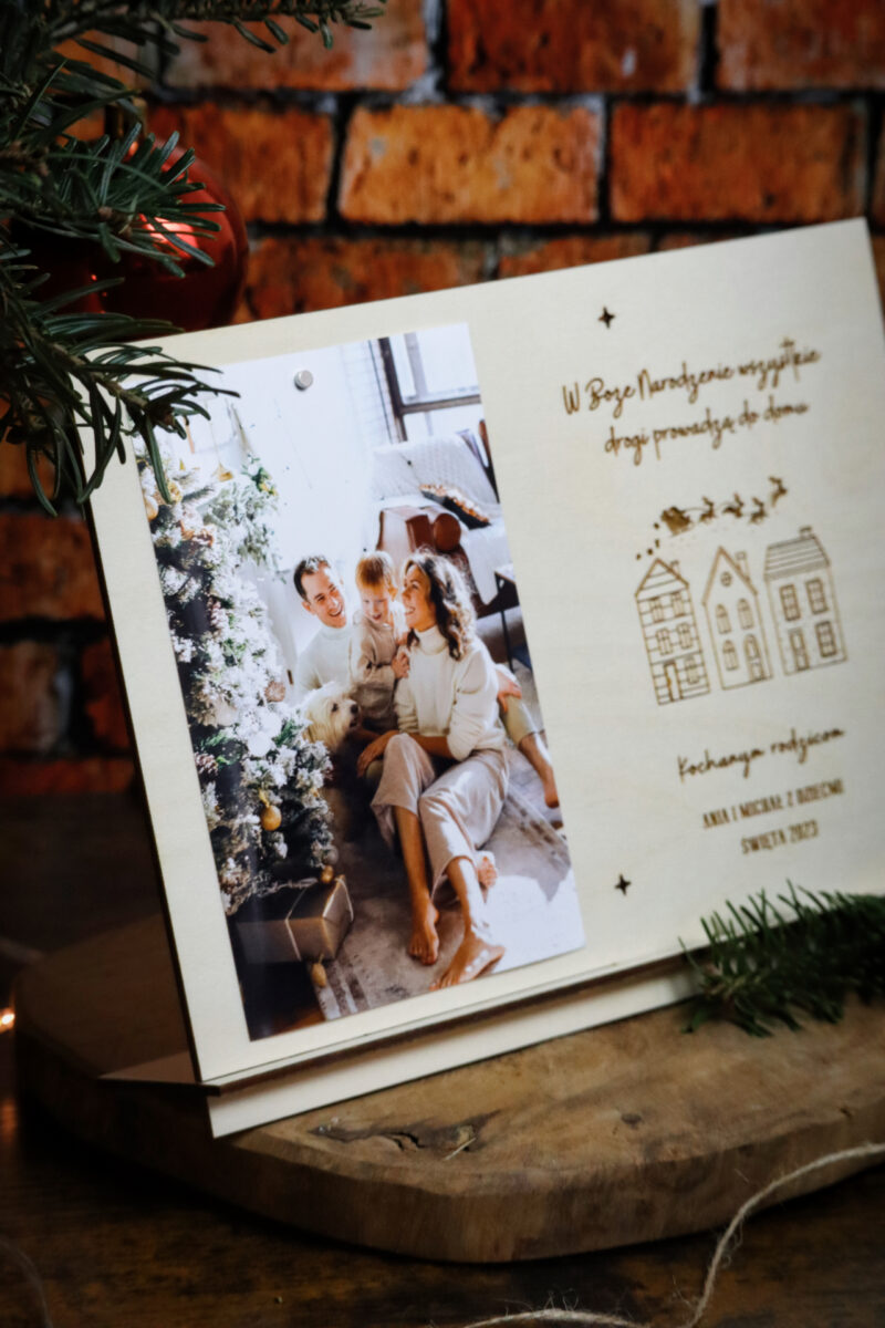 Ramka świąteczna z życzeniami