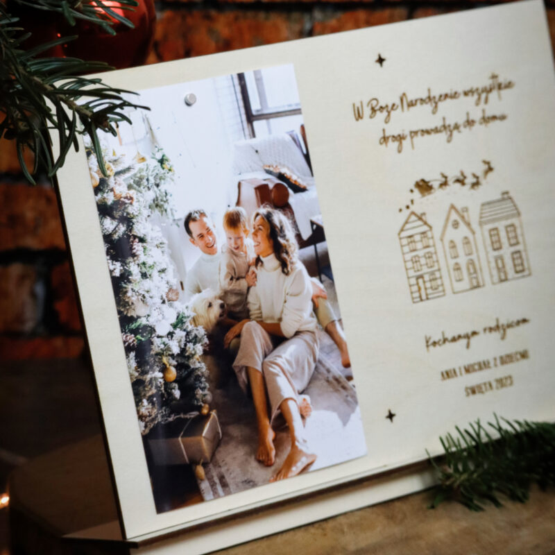 Ramka świąteczna z życzeniami