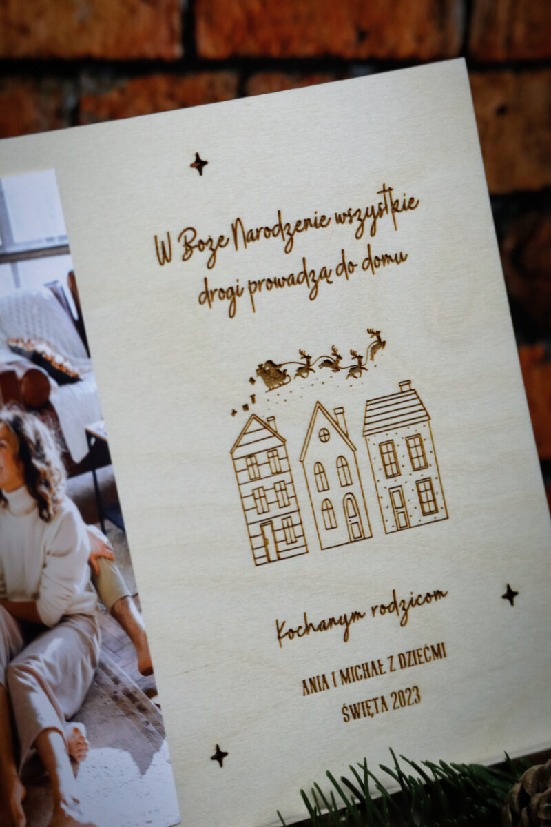 Ramka świąteczna z życzeniami