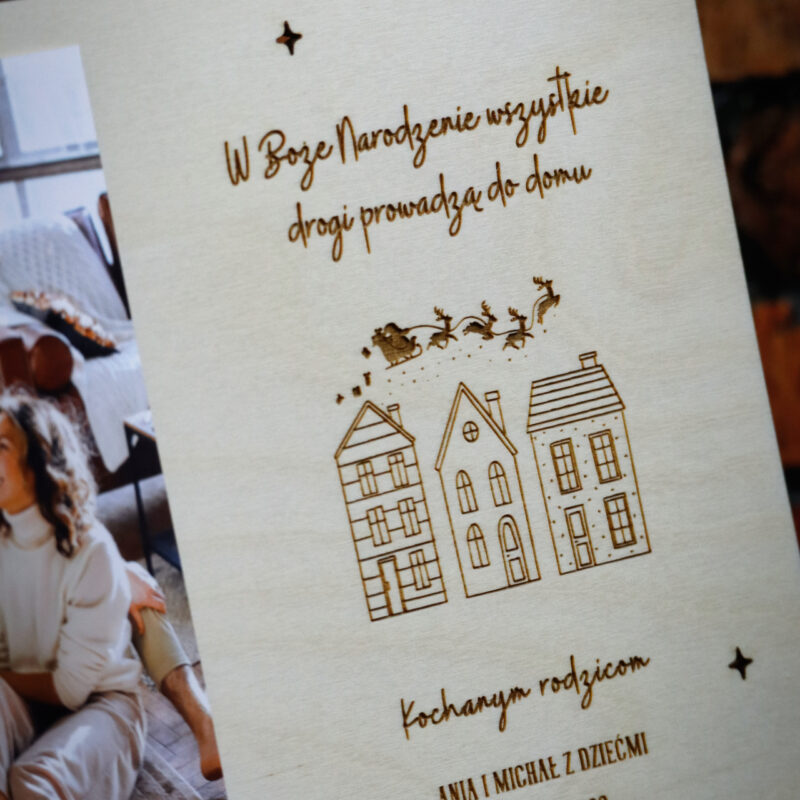 Ramka świąteczna z życzeniami