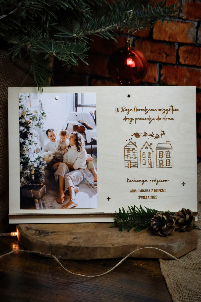 Ramka świąteczna z życzeniami