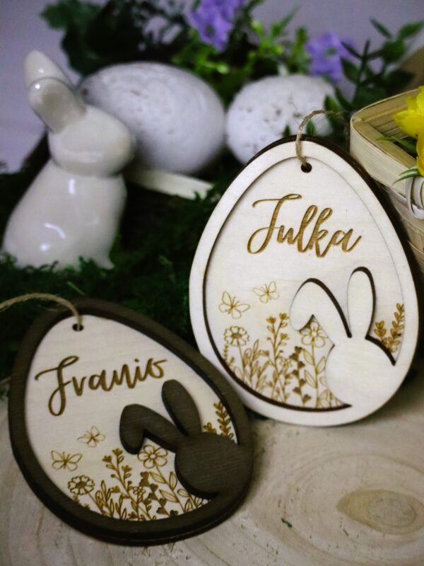 Grawerowana pisanka z imieniem