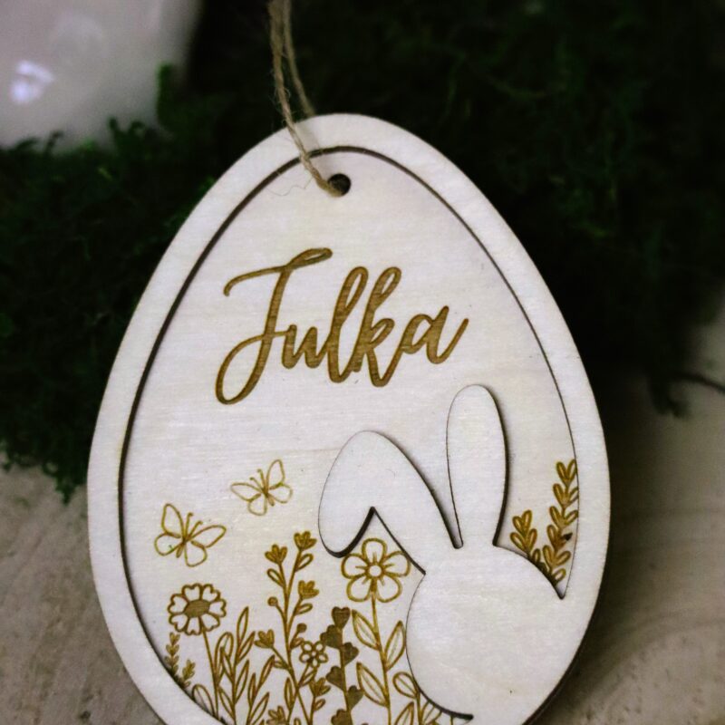 Grawerowana pisanka z imieniem
