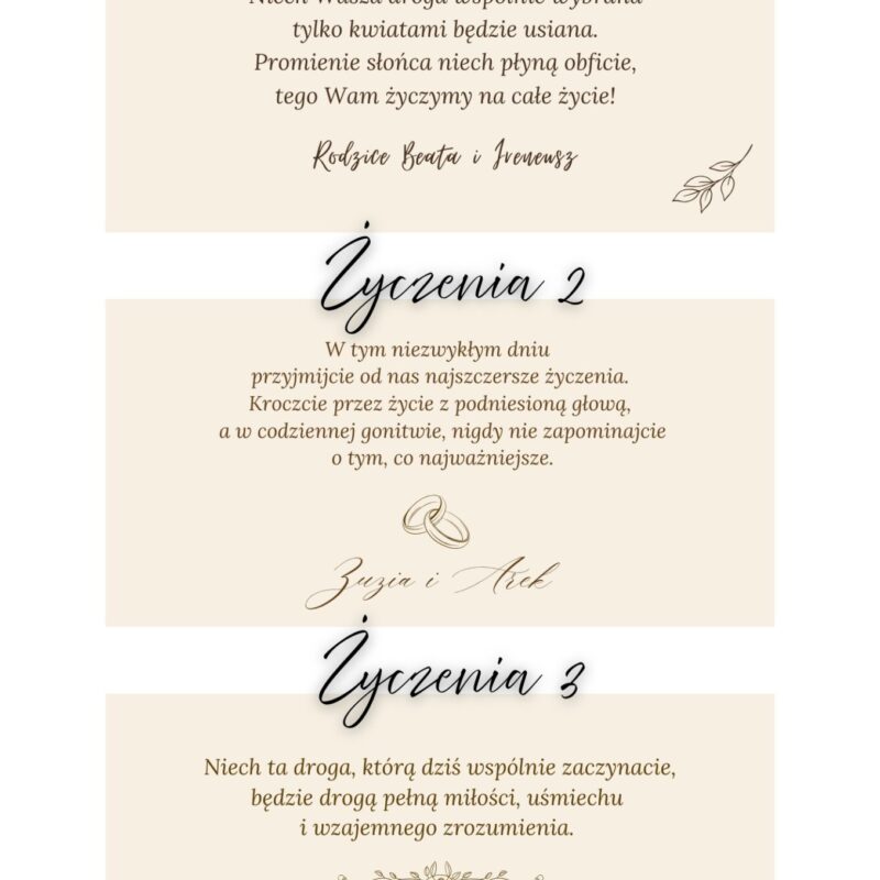 Grawerowane pudełko ślubne na banknoty