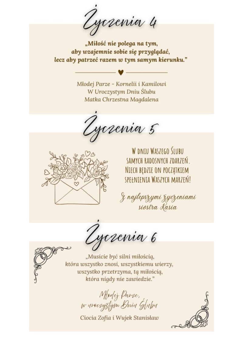 Grawerowane pudełko ślubne na banknoty