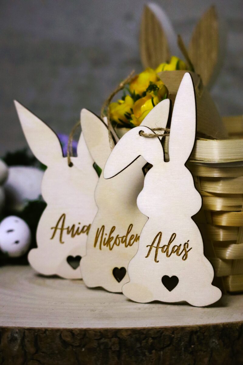 Zestaw zawieszek wielkanocnych Zające