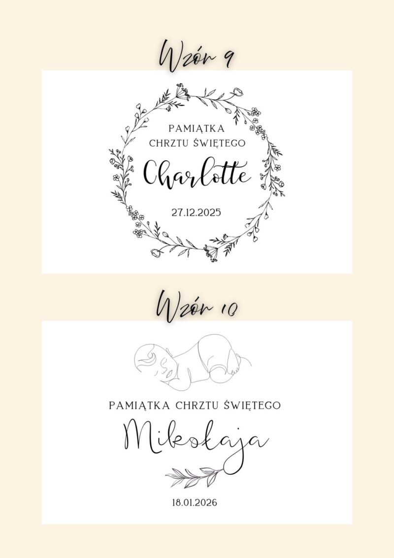 Białe pudełko z Biblią na Chrzest Święty