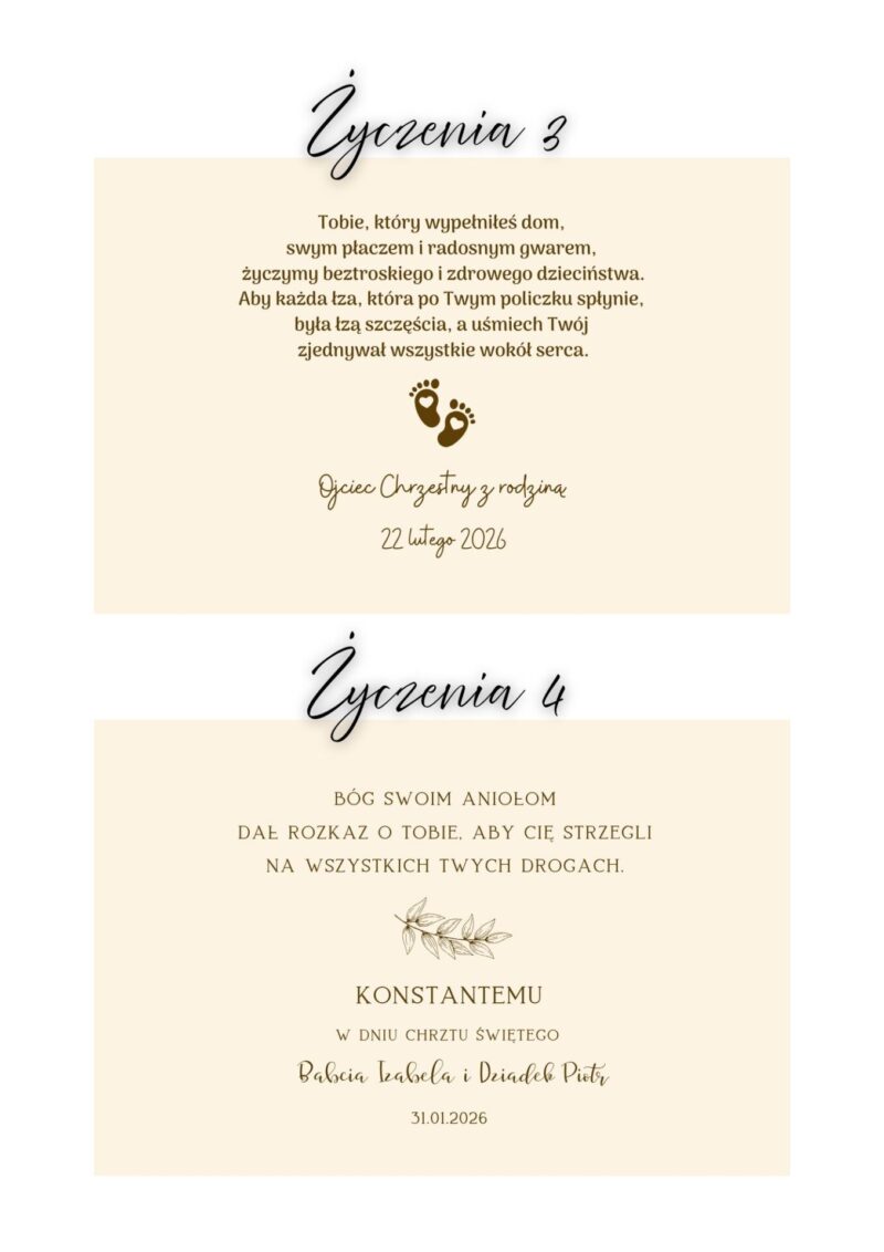 Białe pudełko z Biblią na Chrzest Święty