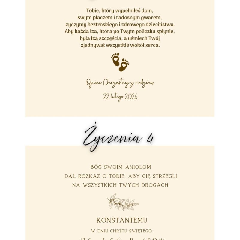 Białe pudełko z Biblią na Chrzest Święty