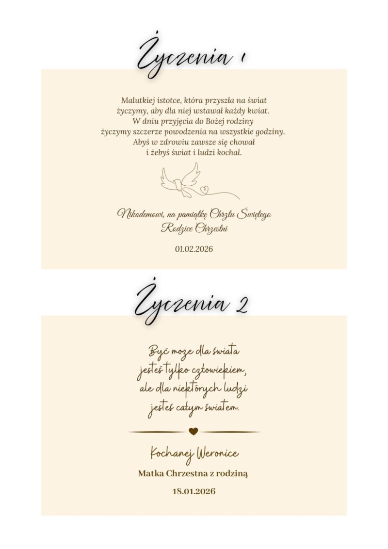 Białe pudełko z Biblią na Chrzest Święty