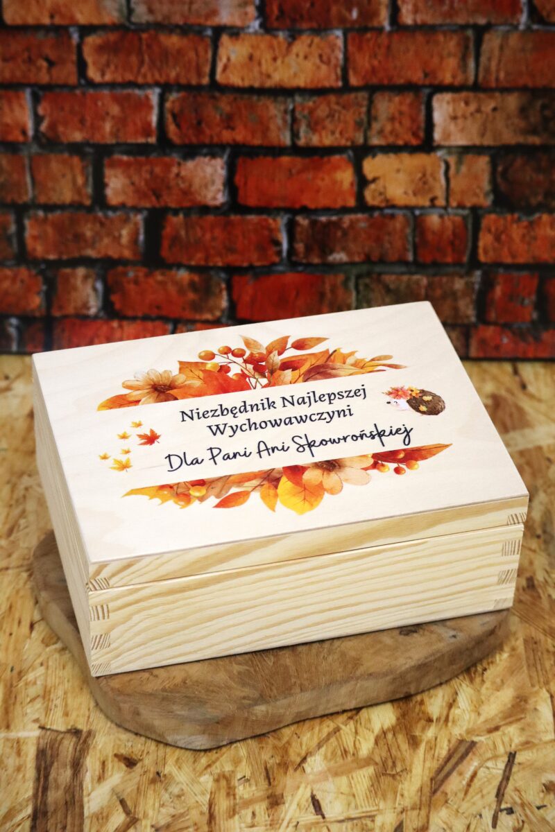 Szkatułka prezentowa dla nauczyciela