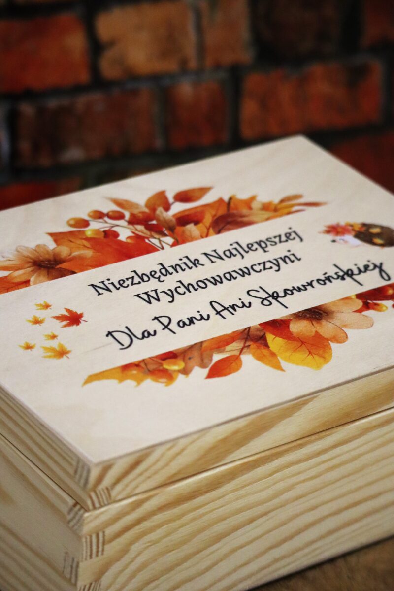 Szkatułka prezentowa dla nauczyciela