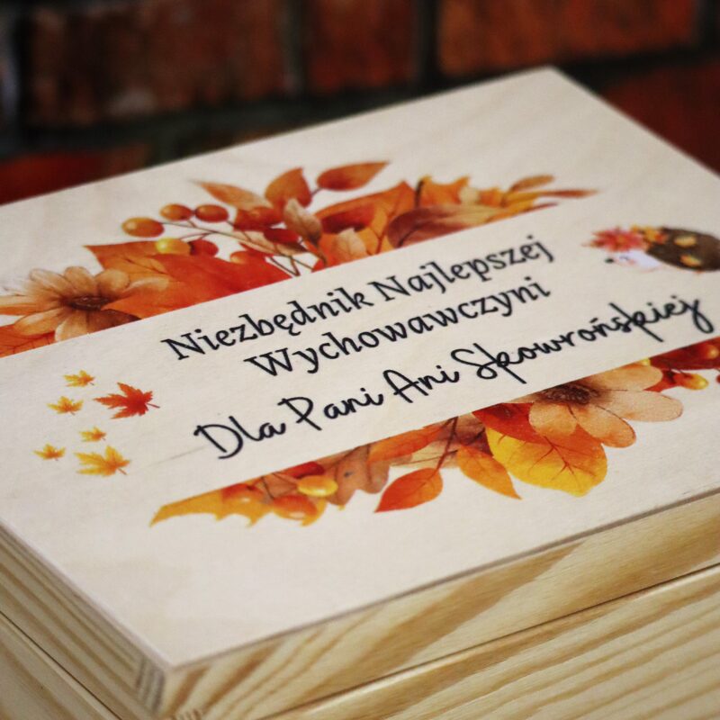 Szkatułka prezentowa dla nauczyciela