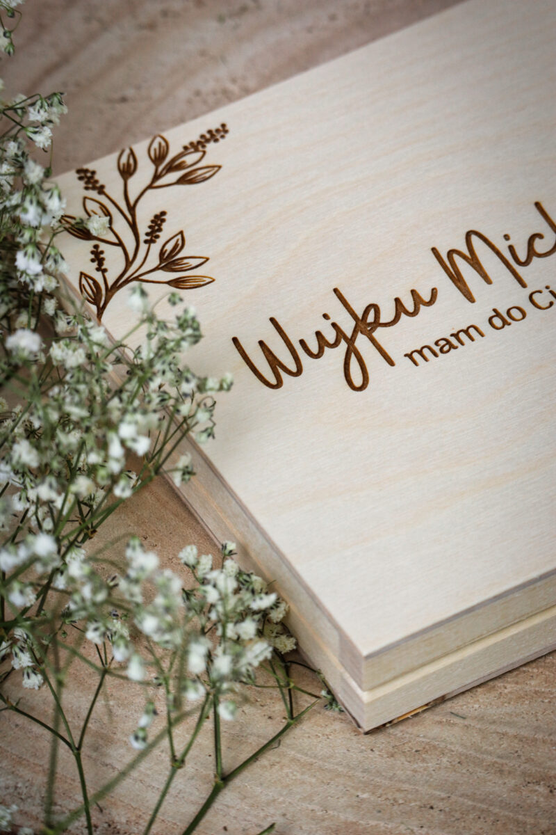 Pytanie do Rodziców Chrzestnych w formie pudełka ze zdjęciem