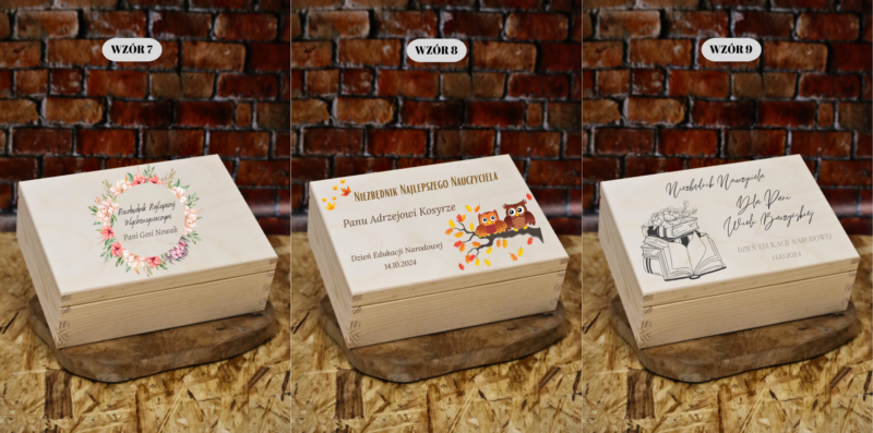 Szkatułka prezentowa dla nauczyciela