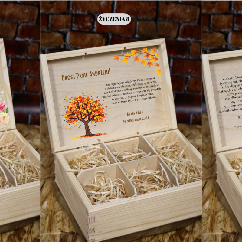 Szkatułka prezentowa dla nauczyciela