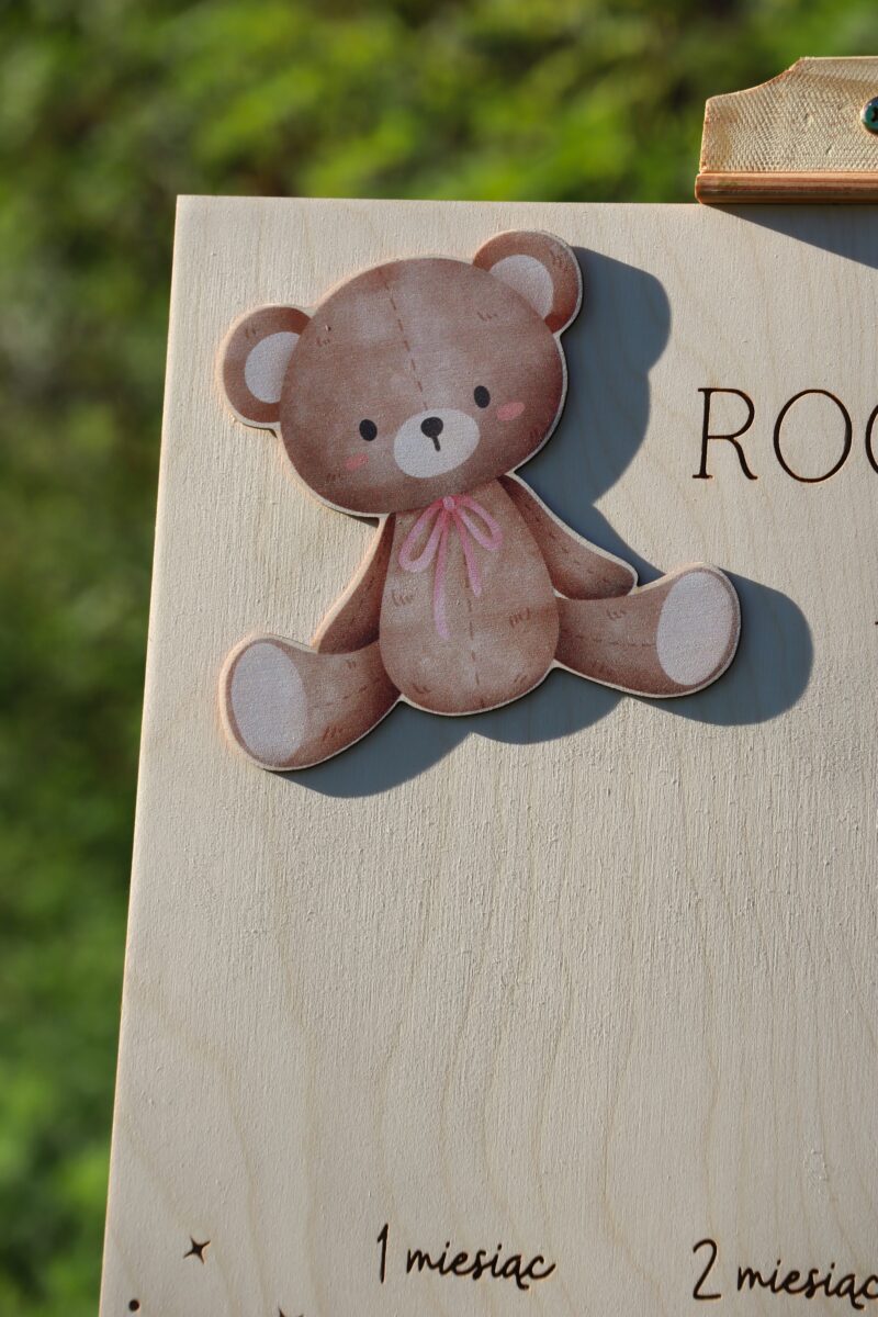 Tablica na roczek Zabawki dziewczęce