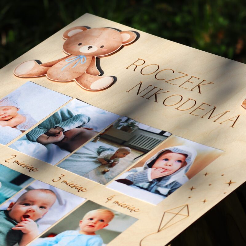 Tablica na roczek Zabawki chłopięce