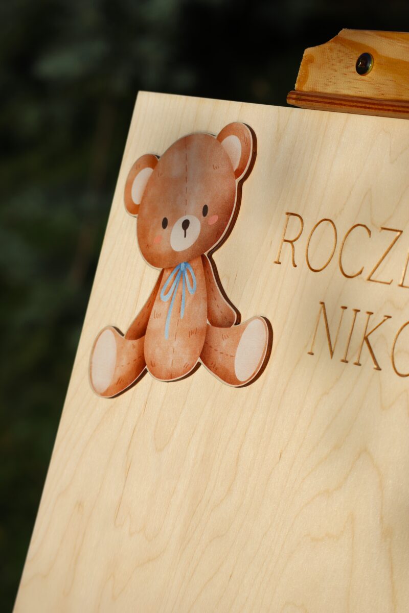 Tablica na roczek Zabawki chłopięce