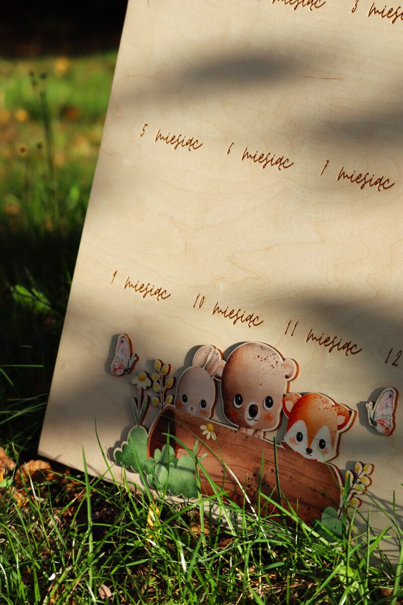 Tablica na roczek Leśne zwierzęta