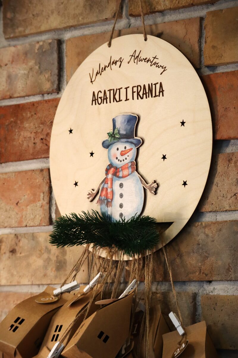 Kalendarz adwentowy Bałwanek