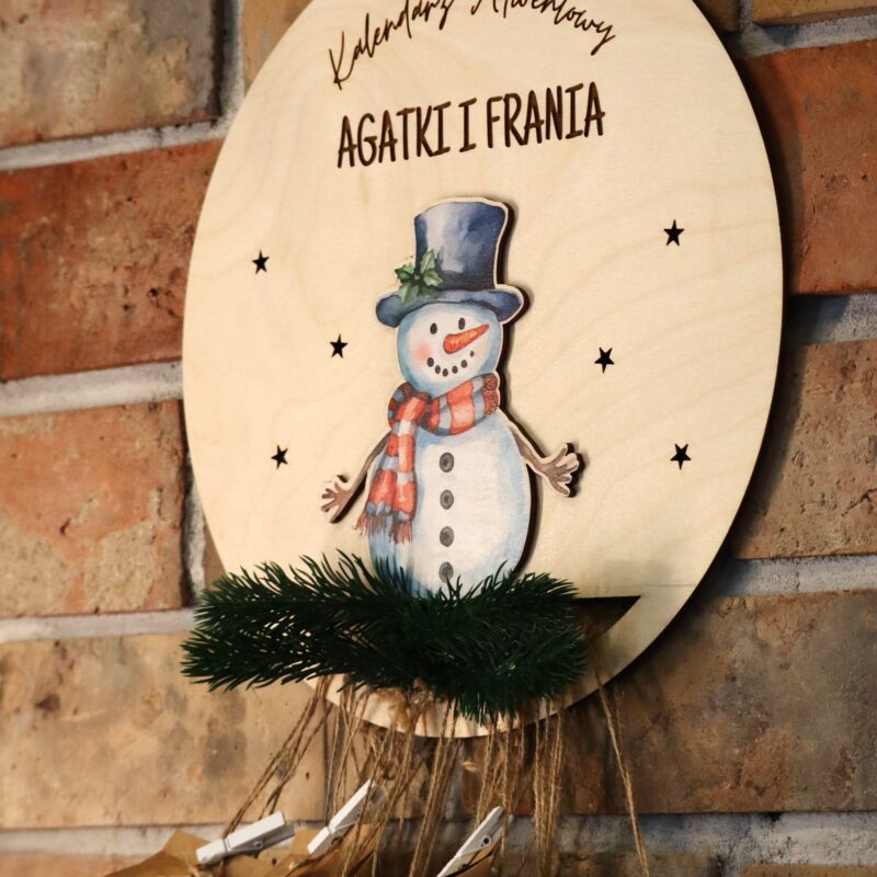 Kalendarz adwentowy Bałwanek