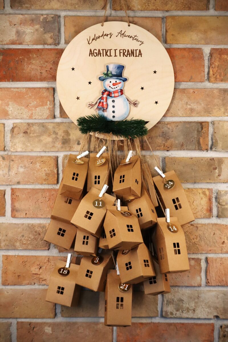 Kalendarz adwentowy Bałwanek