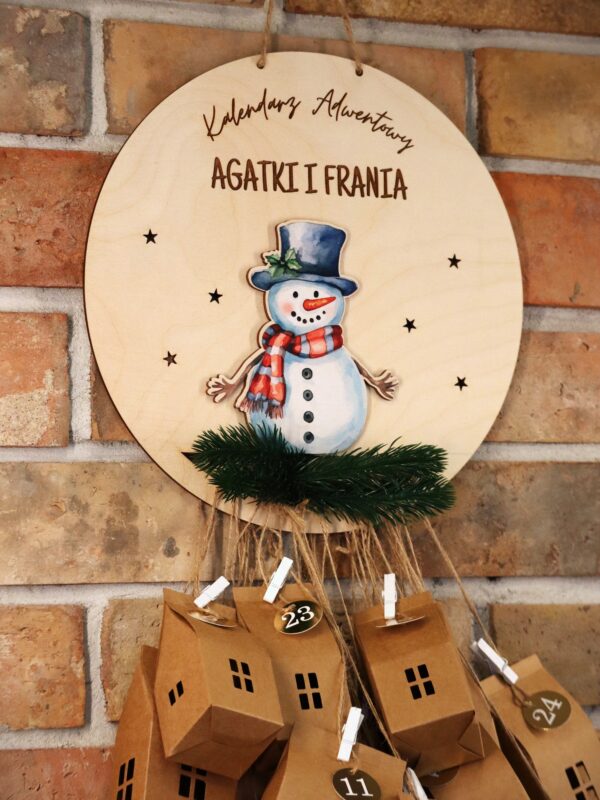 Kalendarz adwentowy Bałwanek