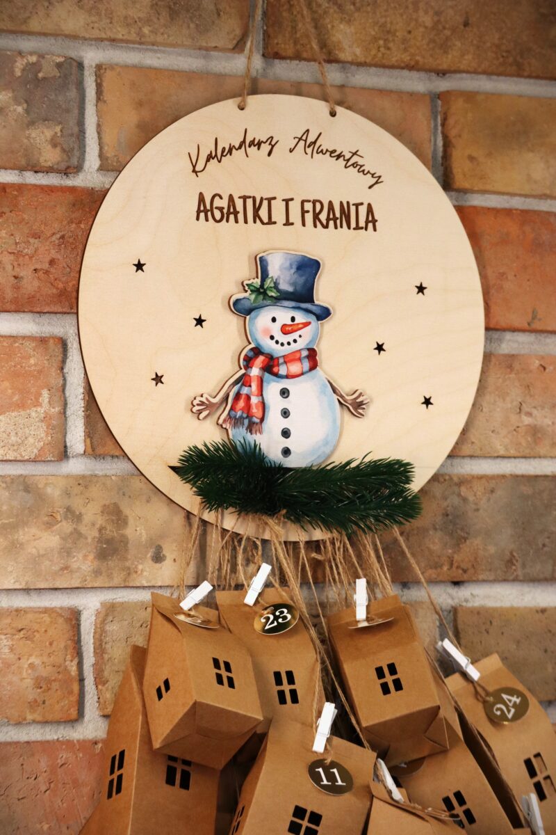 Kalendarz adwentowy Bałwanek