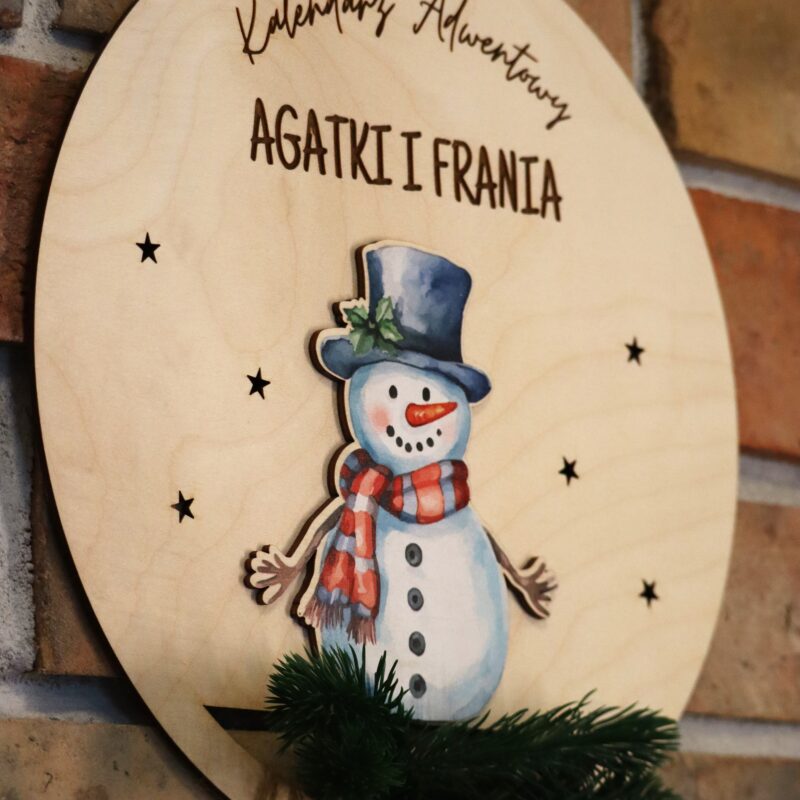 Kalendarz adwentowy Bałwanek