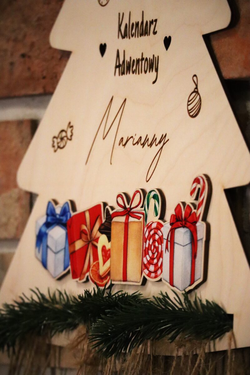 Kalendarz adwentowy Choinka