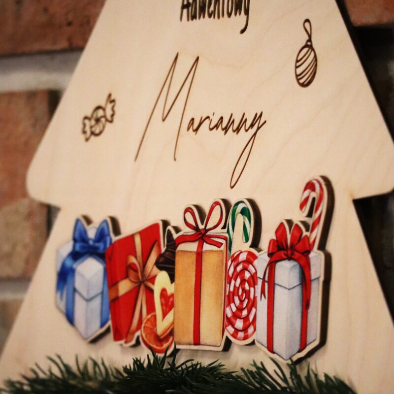 Kalendarz adwentowy Choinka