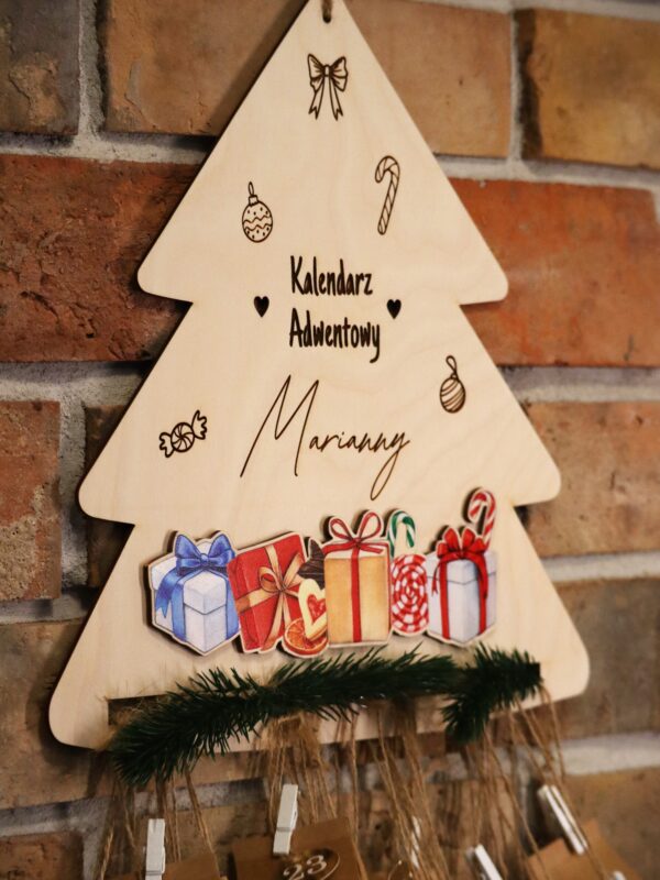 Kalendarz adwentowy Choinka